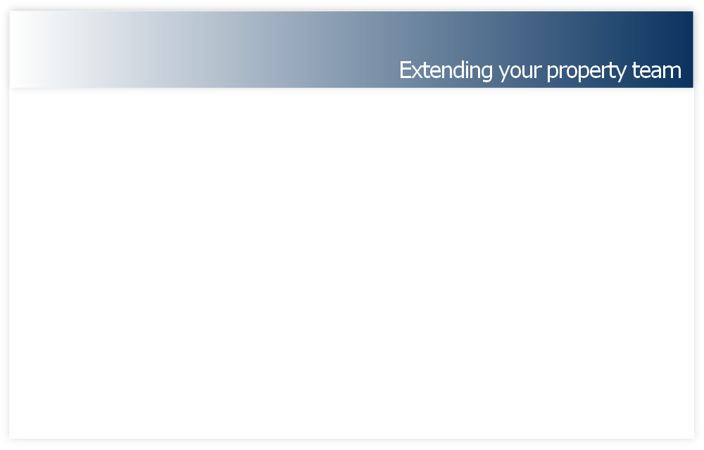 Extending your property team